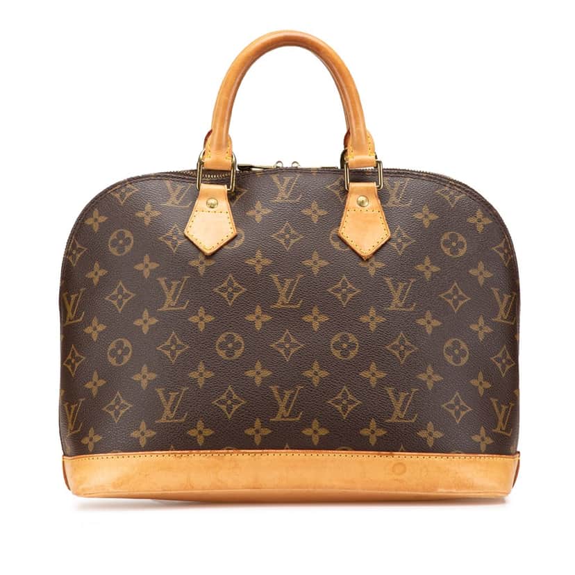 Louis Vuitton Monogram Alma PM Brown Canvas Good condition - Front View