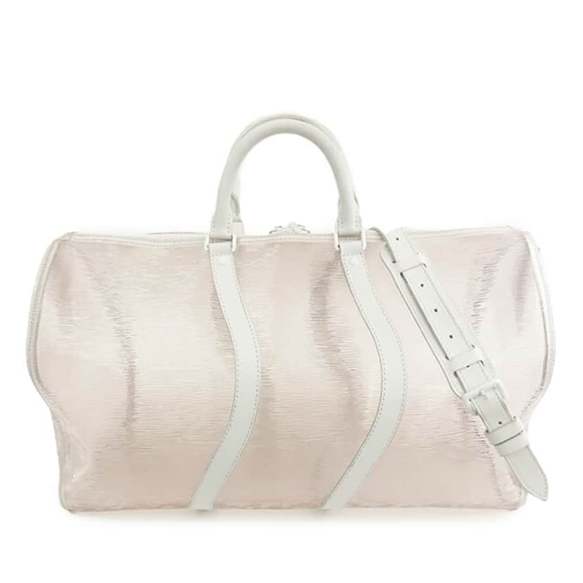 Louis Vuitton Epi Plage Wavy Keepall Bandouliere 50 White Good condition - Front View