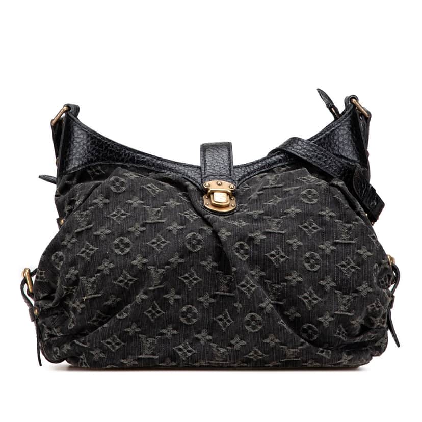 Louis Vuitton Monogram Denim Mahina XS Black Denim Good condition - Front View