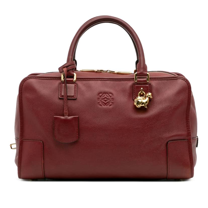 Loewe Limited Edition Year of the Dragon Leather Amazona 36 Red Leather Good condition - Front View