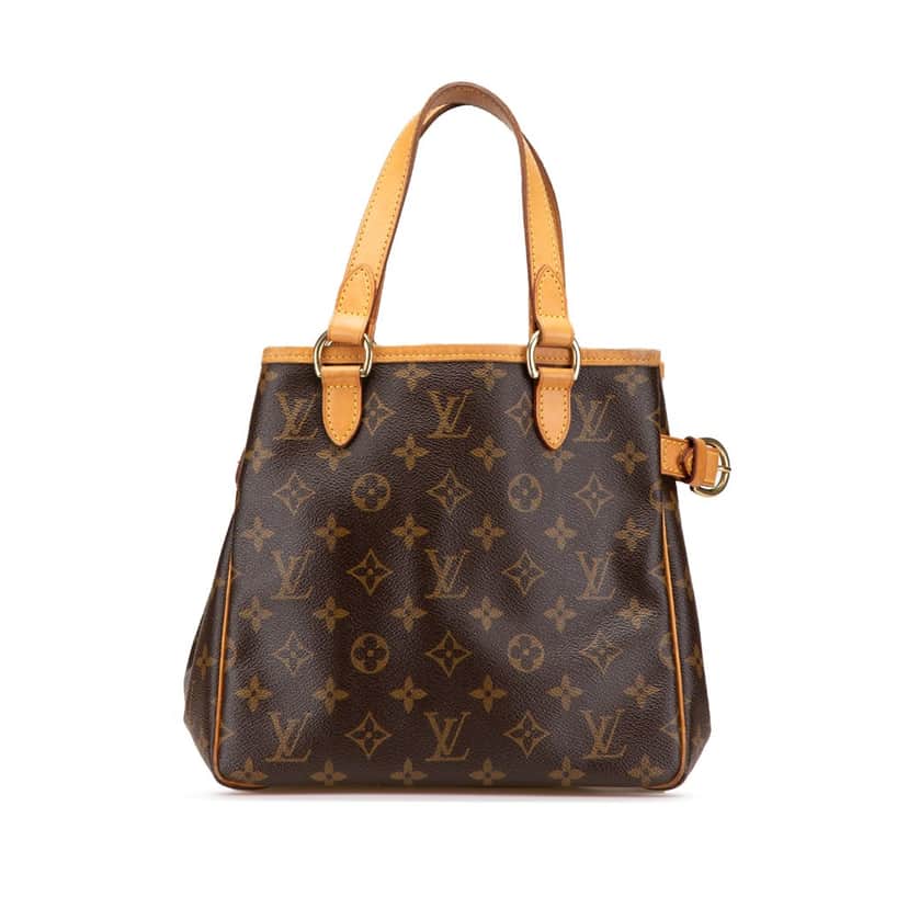 Louis Vuitton Monogram Batignolles Vertical PM Brown Canvas Good condition - Front View