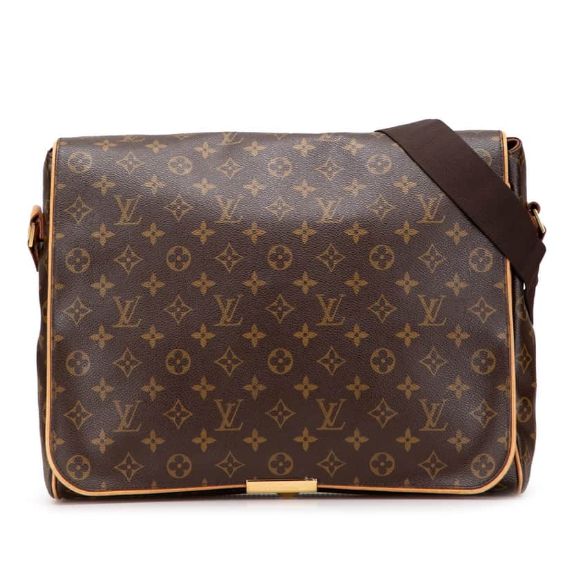 Louis Vuitton Monogram Abbesses Brown Canvas Fair condition - Front View