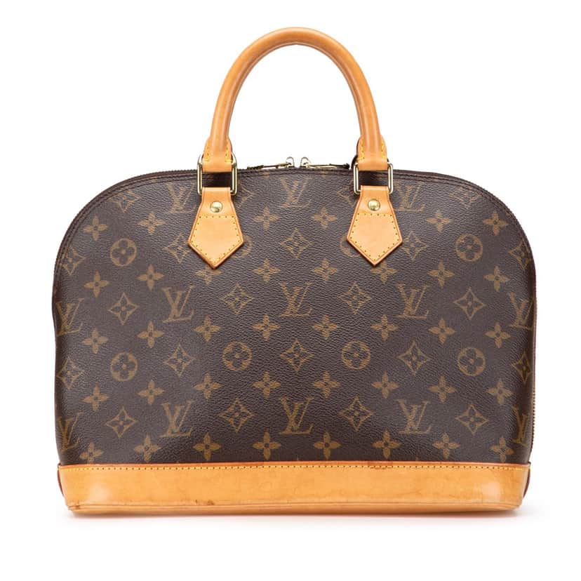 Louis Vuitton Monogram Alma PM Brown Canvas Good condition - Front View