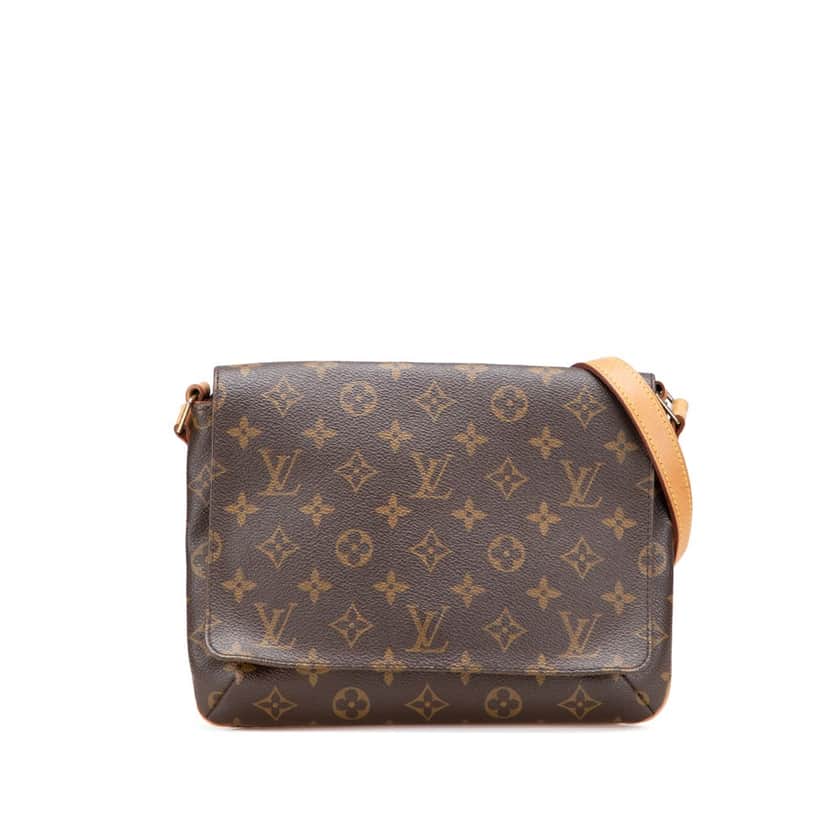 Louis Vuitton Monogram Musette Tango Long Strap Brown Canvas Good condition - Front View