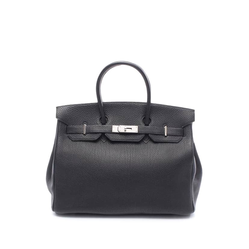 Hermès Togo Birkin Retourne 35 Black Leather Good condition - Front View