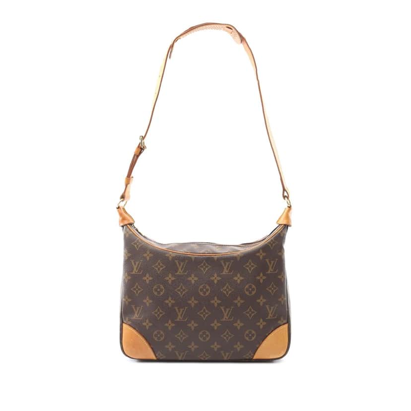 Louis Vuitton Monogram Boulogne 30 Brown Canvas Good condition - Front View