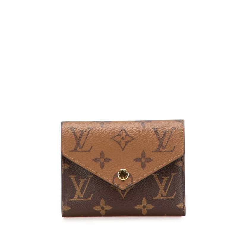 Louis Vuitton Monogram Reverse Victorine Wallet Brown Canvas Good condition - Front View
