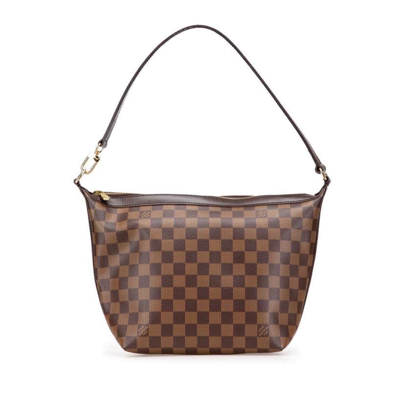 Louis Vuitton Damier Ebene Illovo MM Brown Canvas Good condition - Front View