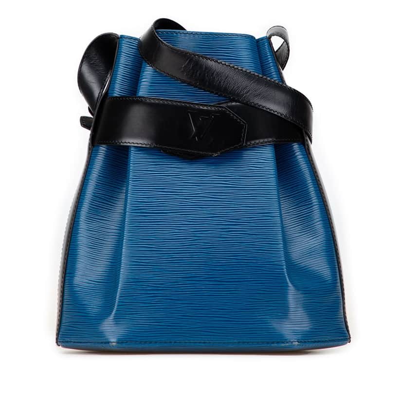 Louis Vuitton Epi Bicolor Sac D Epaule PM Blue Leather Good condition - Front View