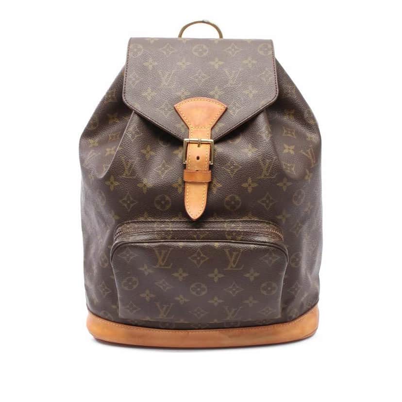 Louis Vuitton Monogram Montsouris GM Brown Canvas Good condition - Front View