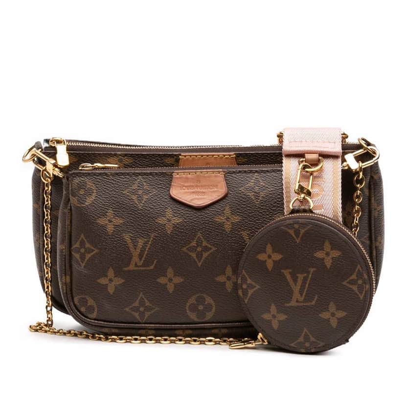 Louis Vuitton Monogram Multi Pochette Accessoires Brown Canvas Good condition - Front View