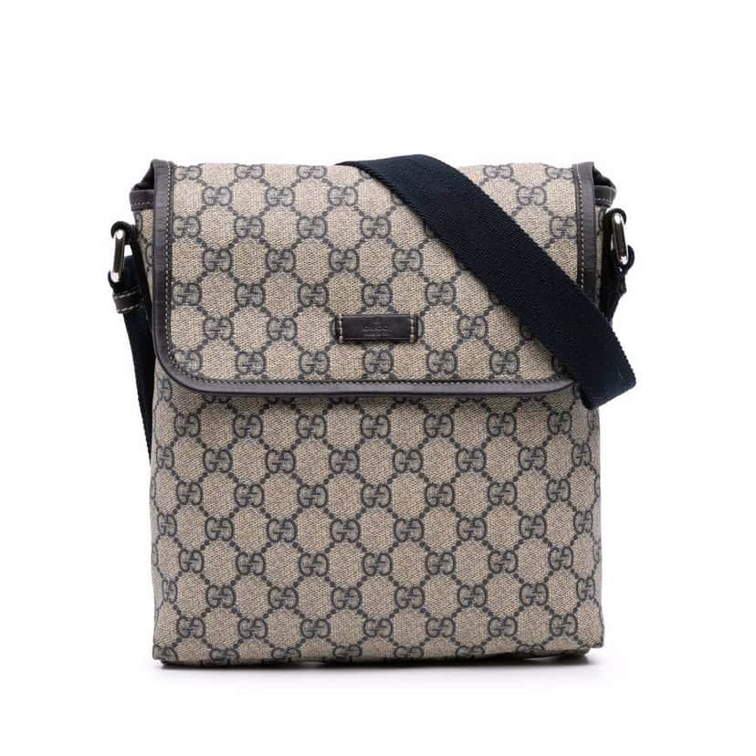Gucci GG Supreme Crossbody Brown Canvas Good condition - Front View