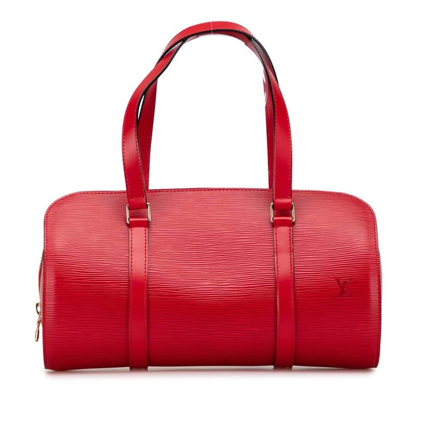 Louis Vuitton Epi Soufflot Red Leather Good condition - Front View