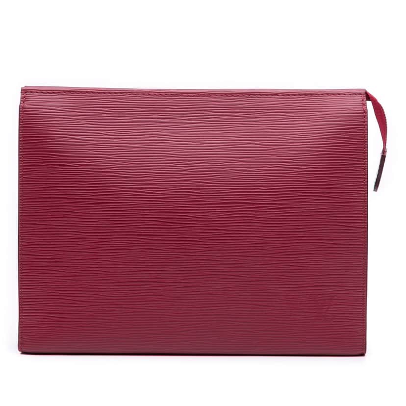 Louis Vuitton Epi Toiletry Pouch 26 Pink Leather Good condition - Front View