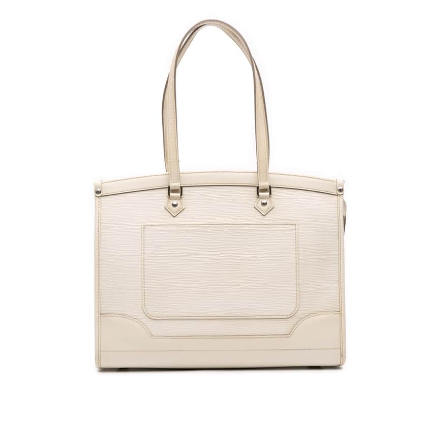 Louis Vuitton Epi Madeleine GM White Leather Good condition - Front View
