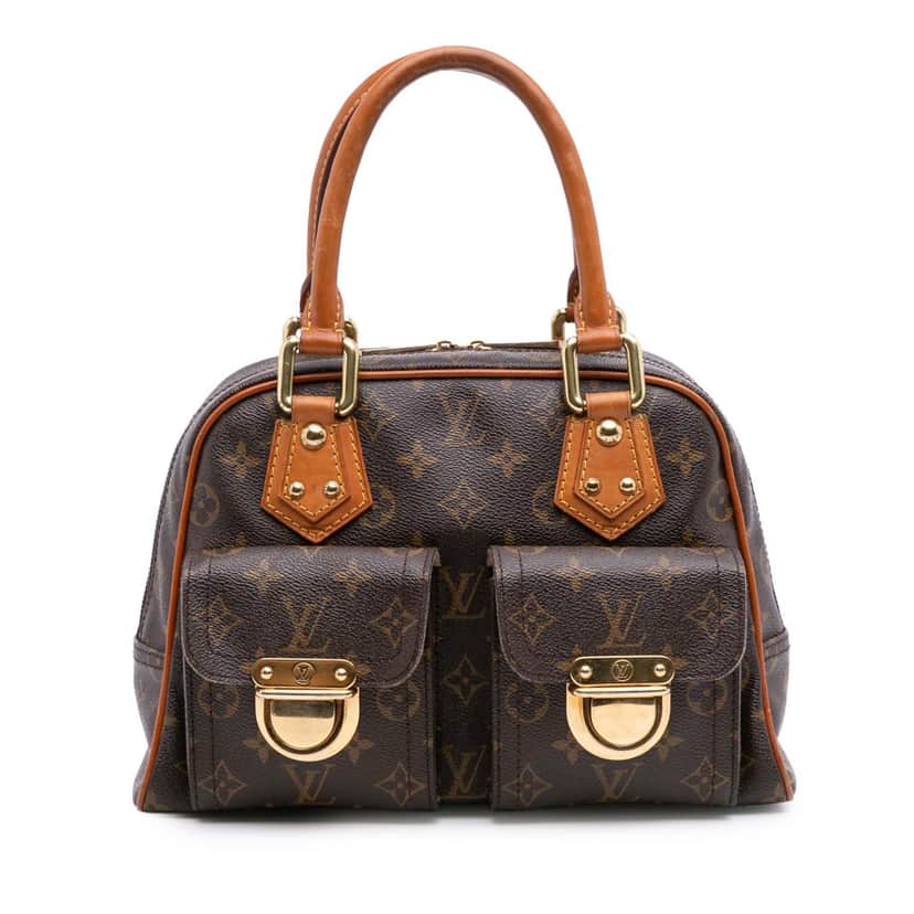 Louis Vuitton Monogram Manhattan PM Brown Canvas Good condition - Front View