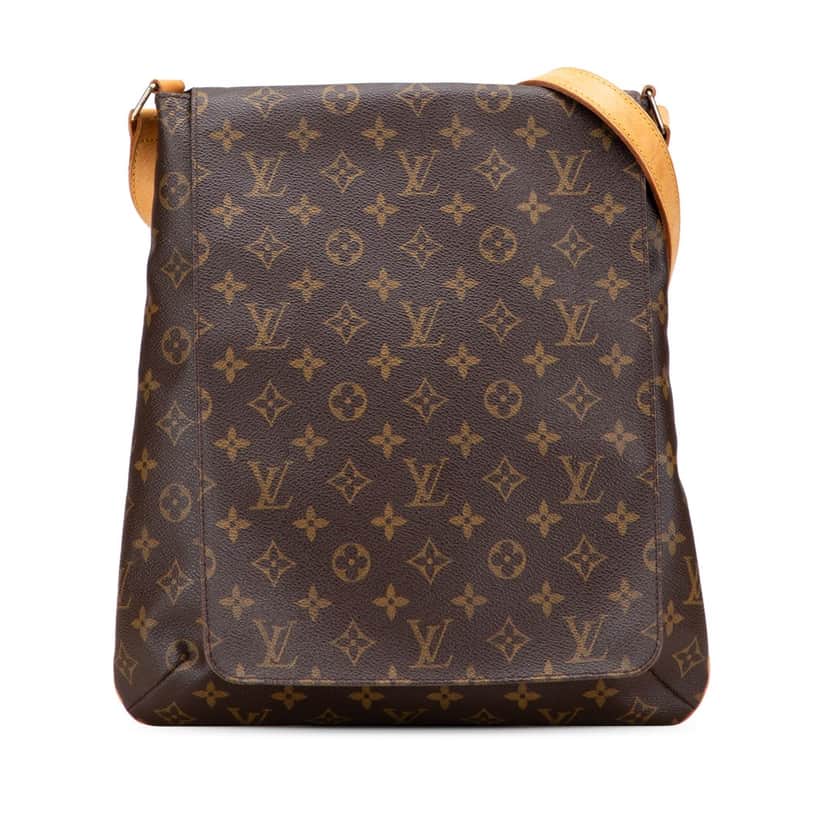 Louis Vuitton Monogram Musette Salsa GM Brown Canvas Good condition - Front View