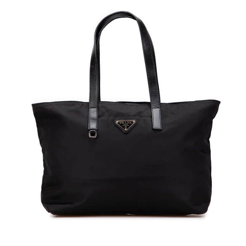 Prada Tessuto Tote Black Good condition - Front View