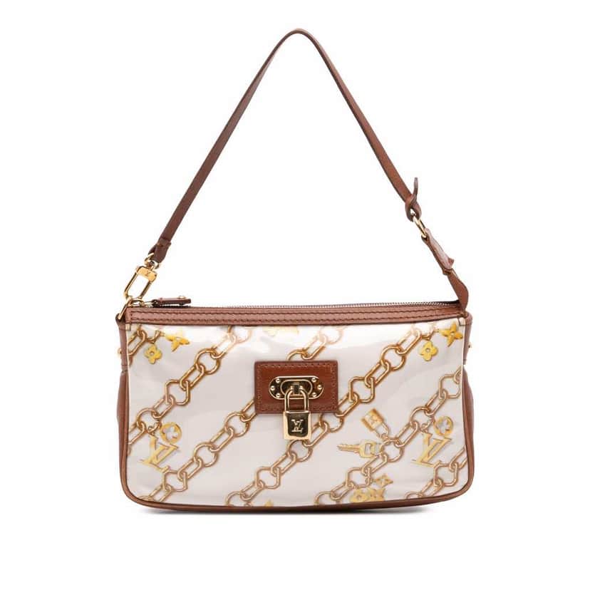 Louis Vuitton Monogram Charms Pochette Accessoires White Good condition - Front View