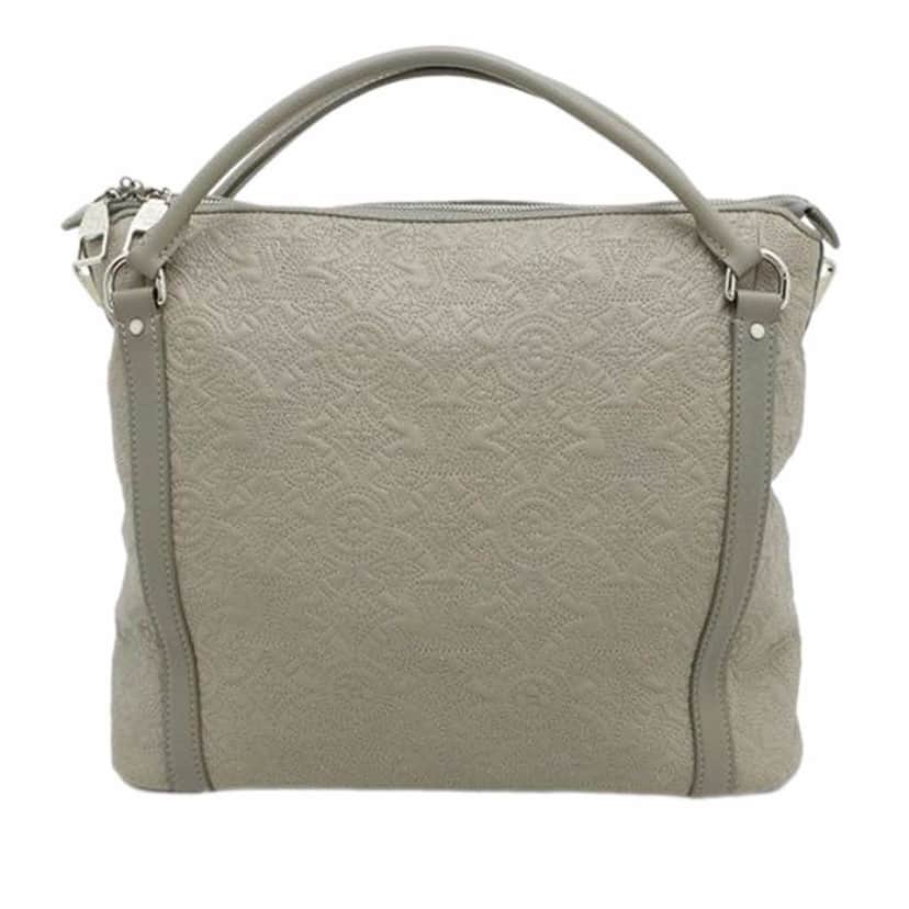 Louis Vuitton Monogram Antheia Ixia PM Grey Leather Good condition - Front View