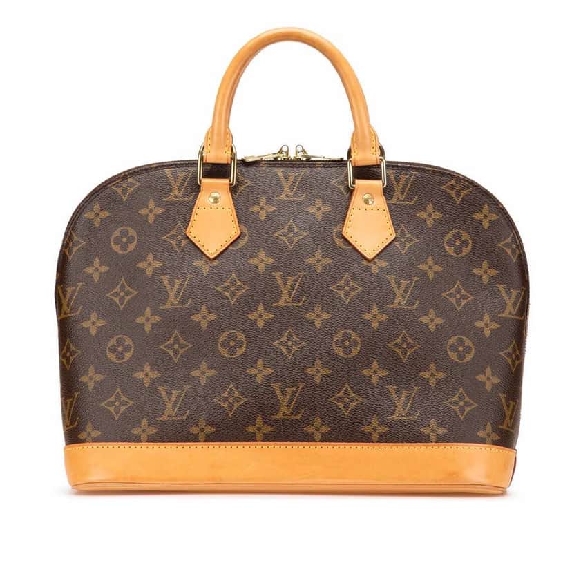 Louis Vuitton Monogram Alma PM Brown Canvas Good condition - Front View