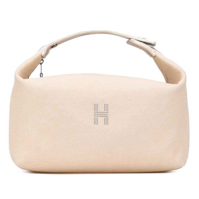 Hermès Large Toile Bride A Brac Brown Canvas Good condition - Front View