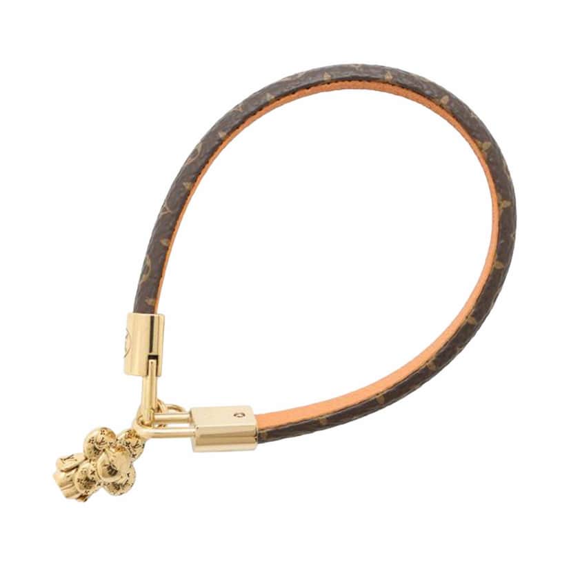 Louis Vuitton Monogram Vivienne Charm Bracelet Brown Canvas Good condition - Front View