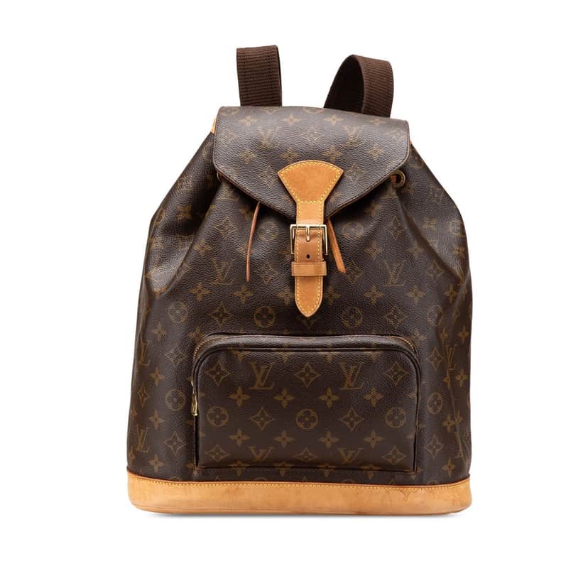 Louis Vuitton Monogram Montsouris GM Brown Canvas Good condition - Front View