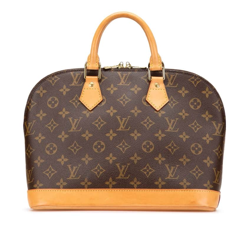 Louis Vuitton Monogram Alma PM Brown Canvas Good condition - Front View