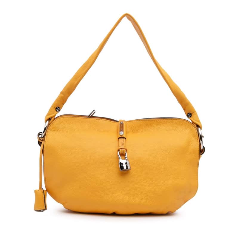 Celine Leather Bittersweet Hobo Yellow Leather Very good condition - Front View