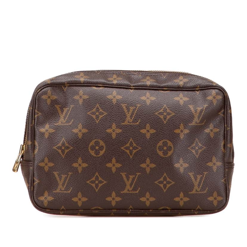 Louis Vuitton Monogram Trousse Toilette 23 Brown Canvas Good condition - Front View