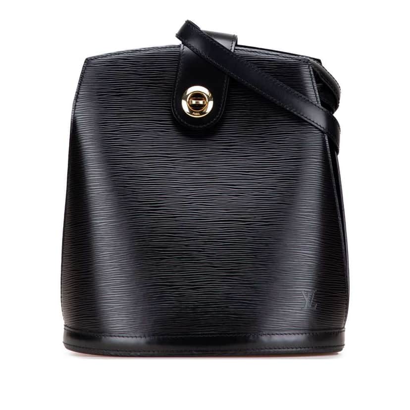 Louis Vuitton Epi Cluny Black Leather Good condition - Front View