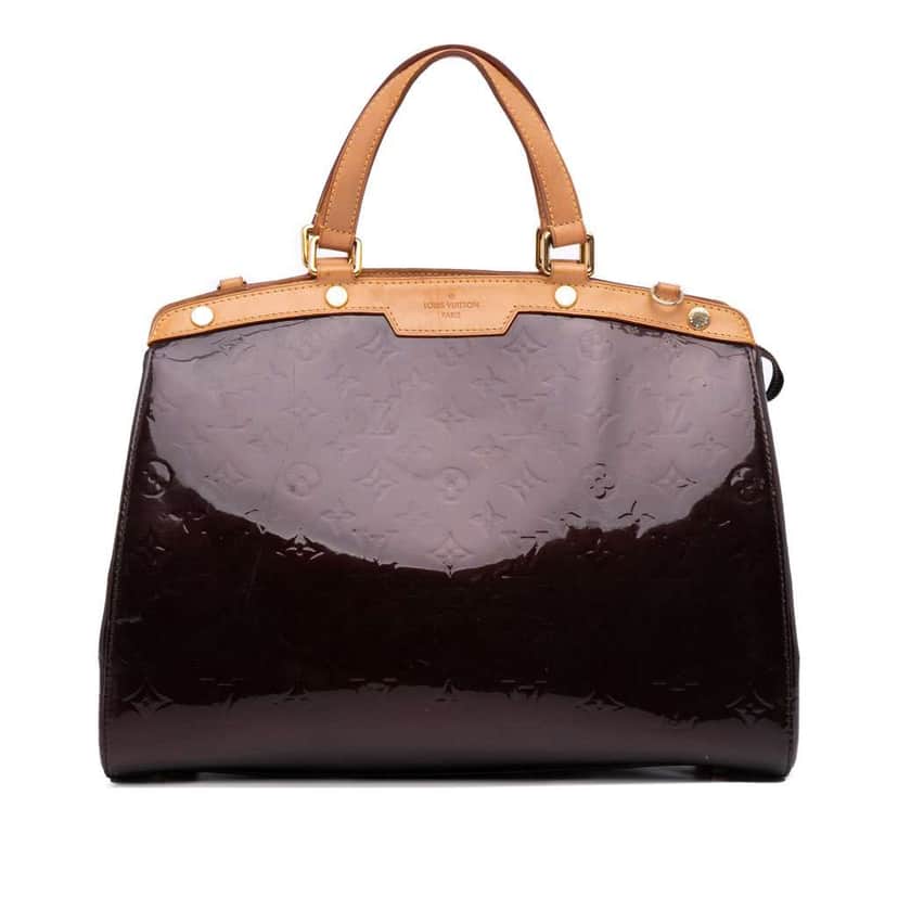 Louis Vuitton Monogram Vernis Brea GM Purple Leather Fair condition - Front View
