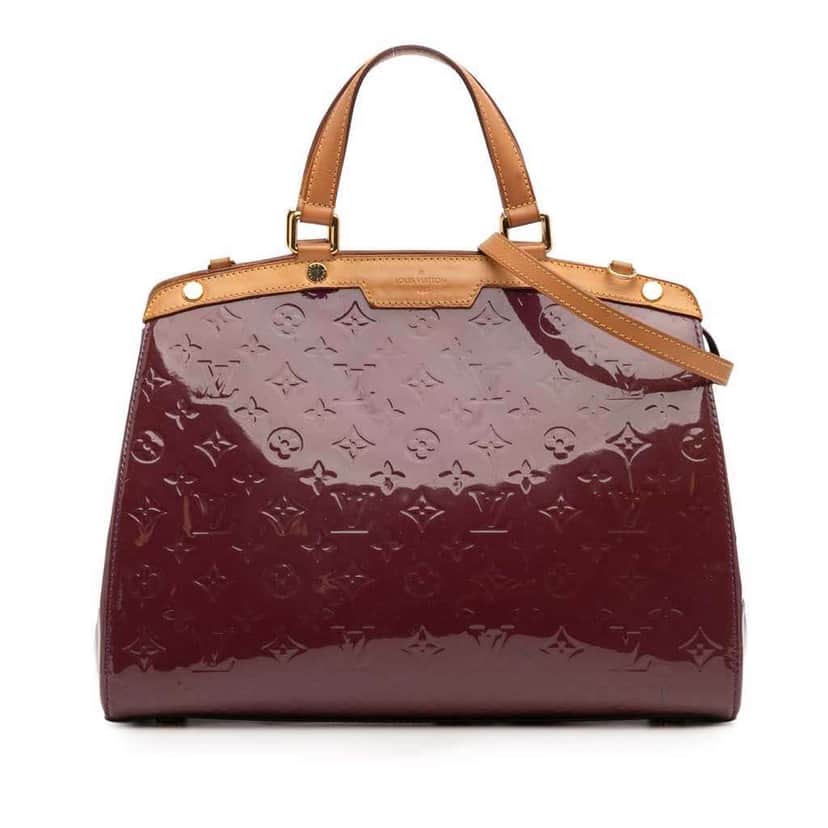 Louis Vuitton Monogram Vernis Brea GM Red Leather Good condition - Front View