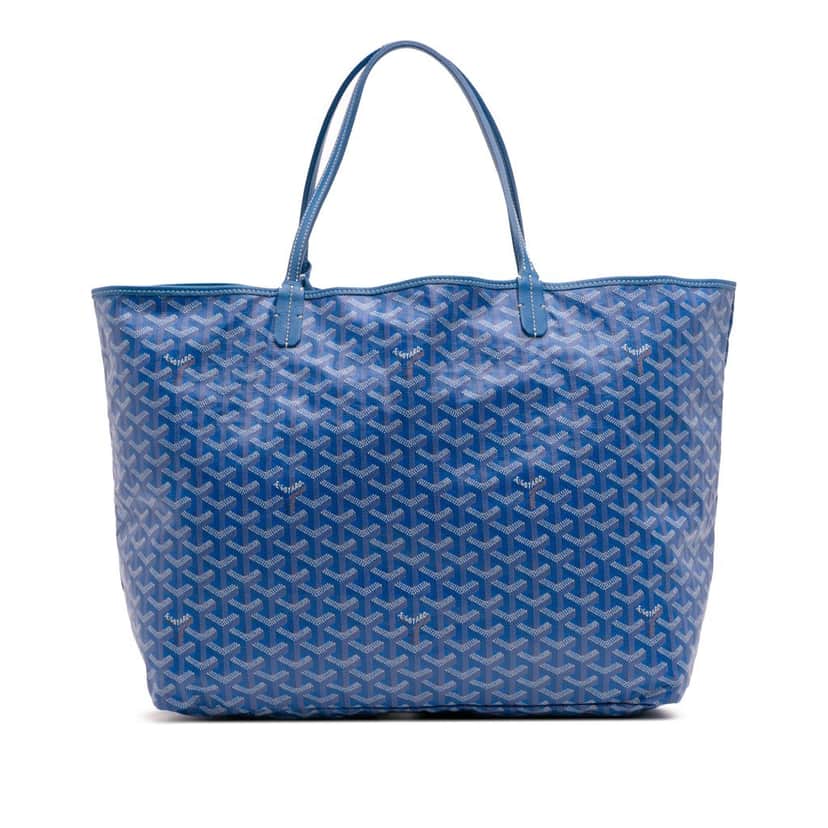 Goyard Goyardine Saint Louis GM Blue Canvas Good condition - Front View