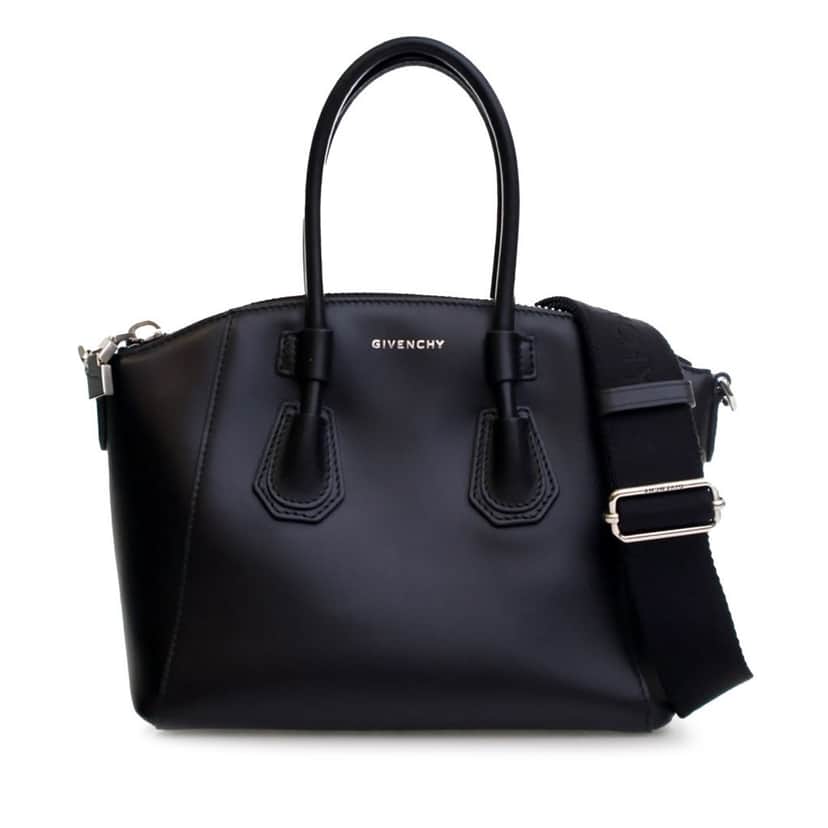Givenchy Mini Calfskin Antigona Sport Satchel Black Leather Good condition - Front View