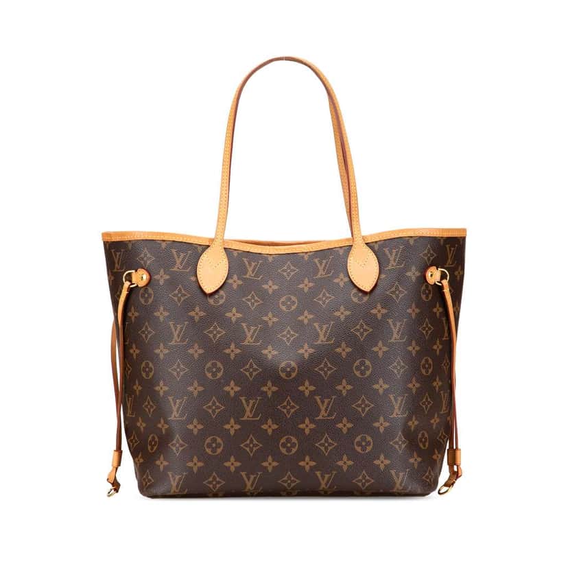 Louis Vuitton Monogram Neverfull MM Brown Good condition - Front View