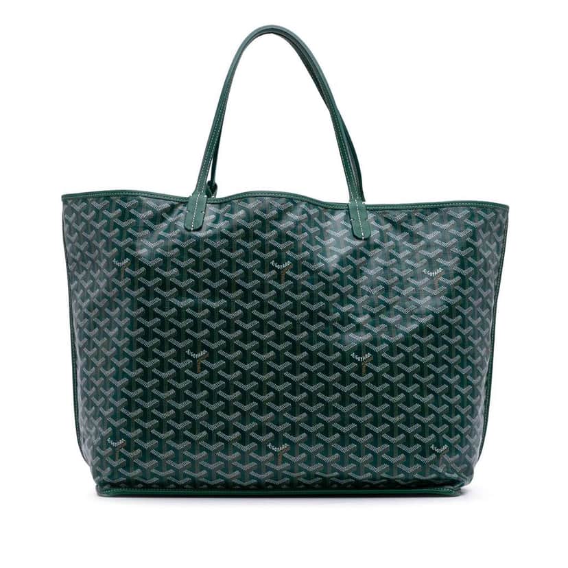 Goyard Goyardine Reversible Anjou GM Green Canvas Good condition - Front View