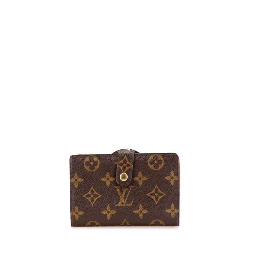 Louis Vuitton Monogram Porte Monnaie Billets Viennois Brown Good condition - Front View