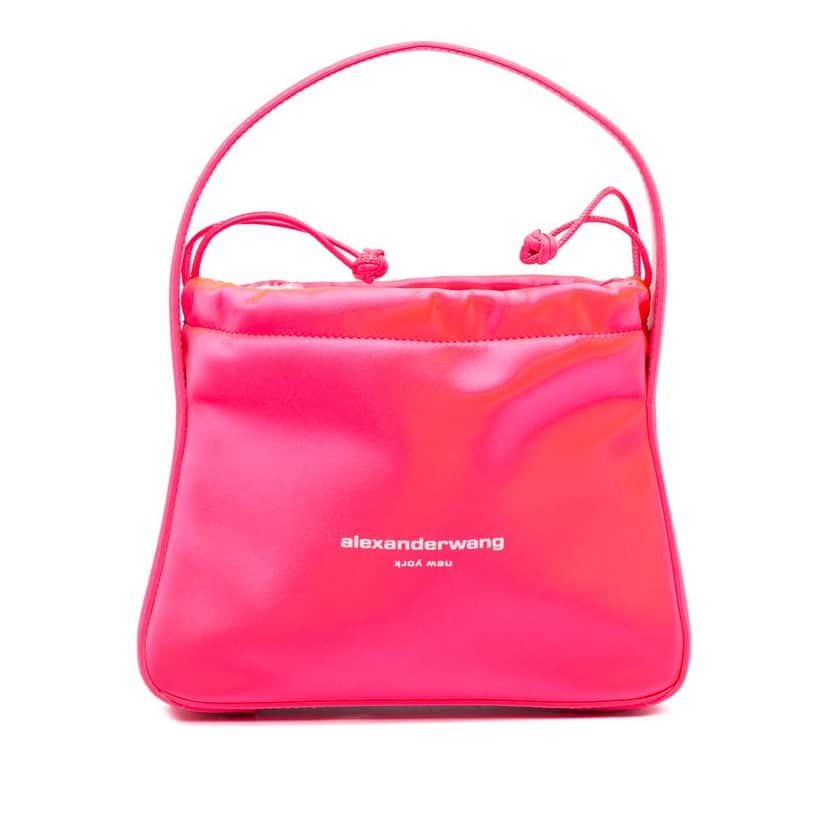Alexander Wang Satin Ryan Handbag Pink Satin Good condition - Front View