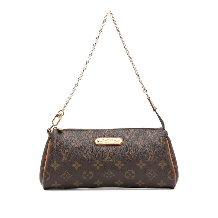 Louis Vuitton Monogram Eva Brown Canvas Good condition - Front View