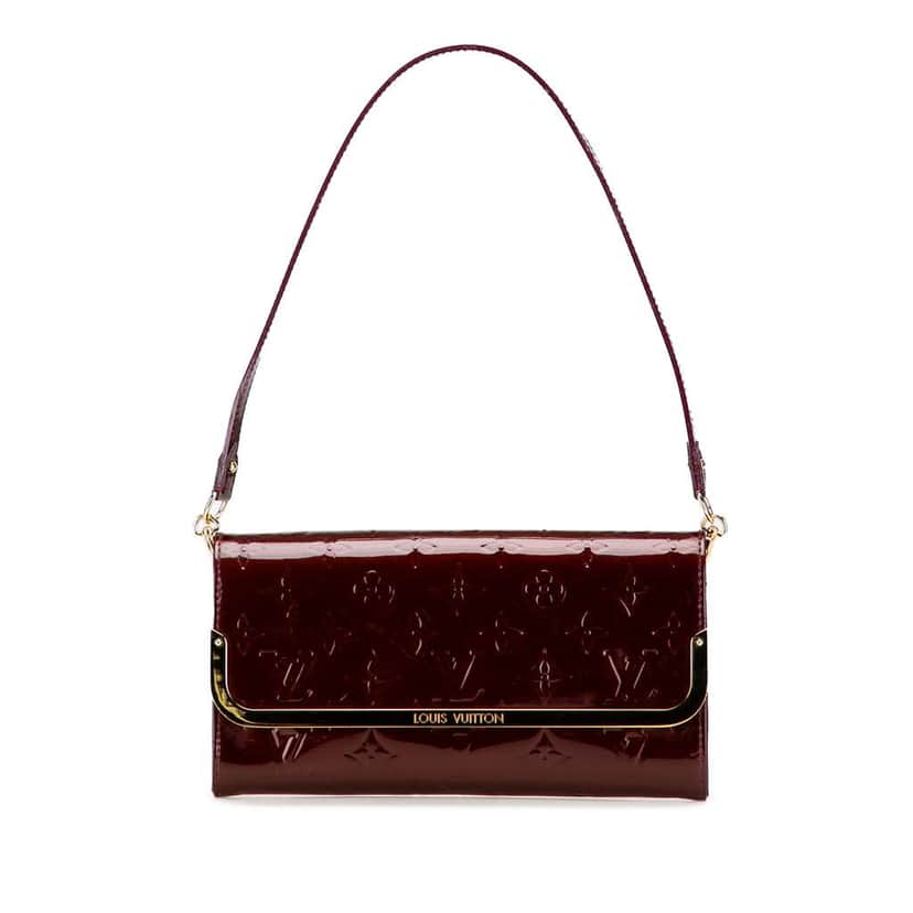 Louis Vuitton Monogram Vernis Rossmore MM Red Leather Good condition - Front View
