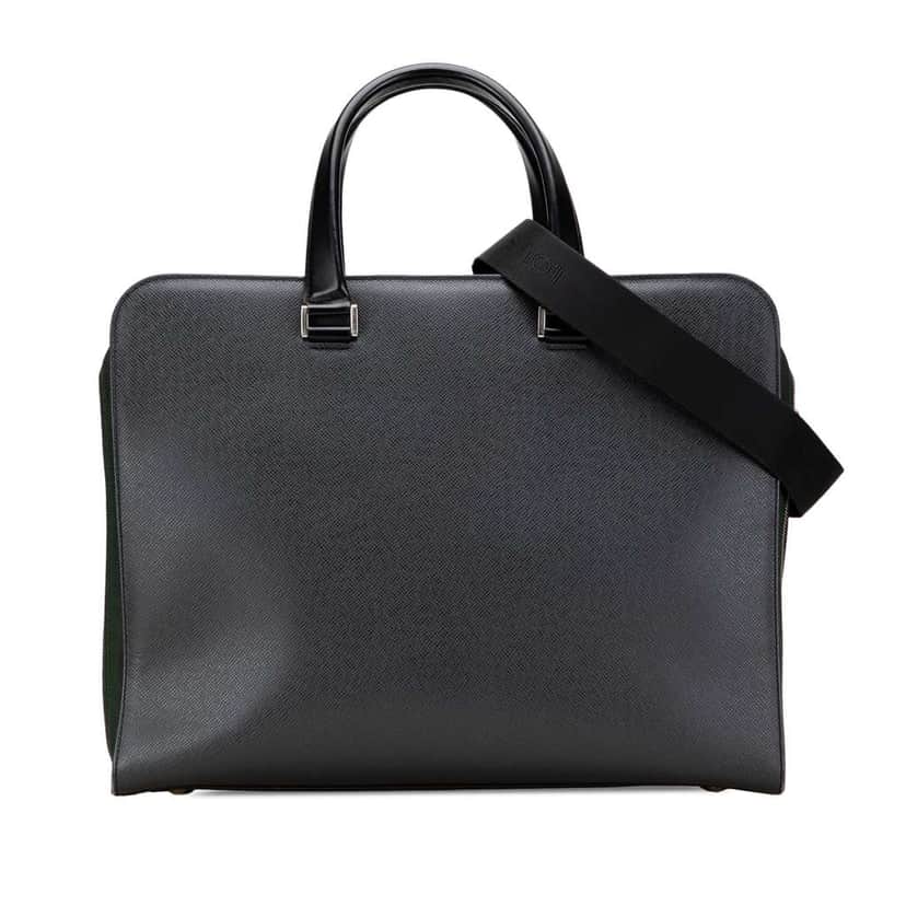 Louis Vuitton Taiga Nevski Black Leather Good condition - Front View