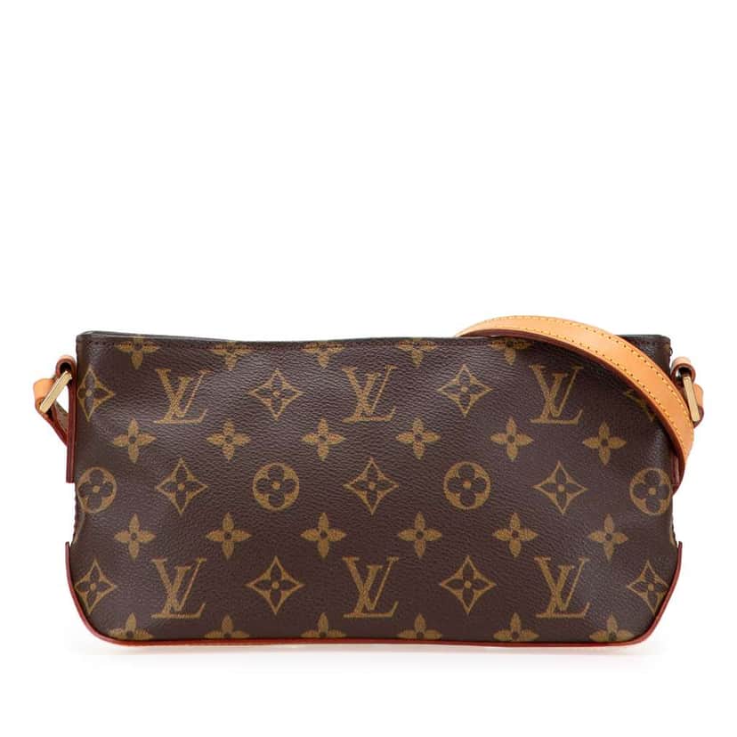 Louis Vuitton Monogram Trotteur Brown Canvas Good condition - Front View
