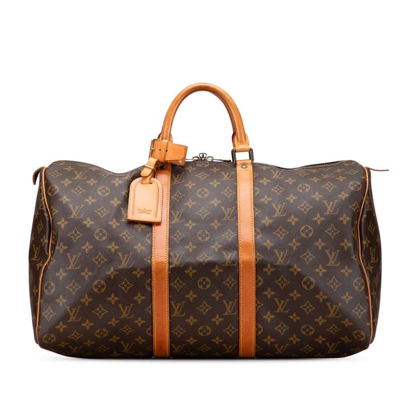 Louis Vuitton Monogram Keepall 50 Brown Good condition - Front View
