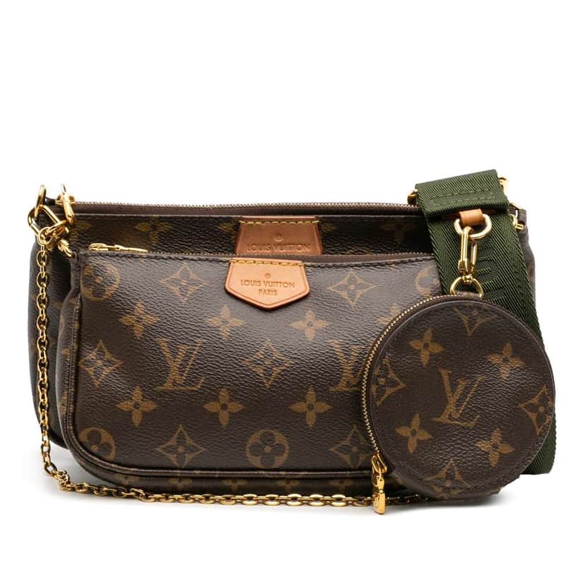 Louis Vuitton Monogram Multi Pochette Accessoires Brown Canvas Good condition - Front View