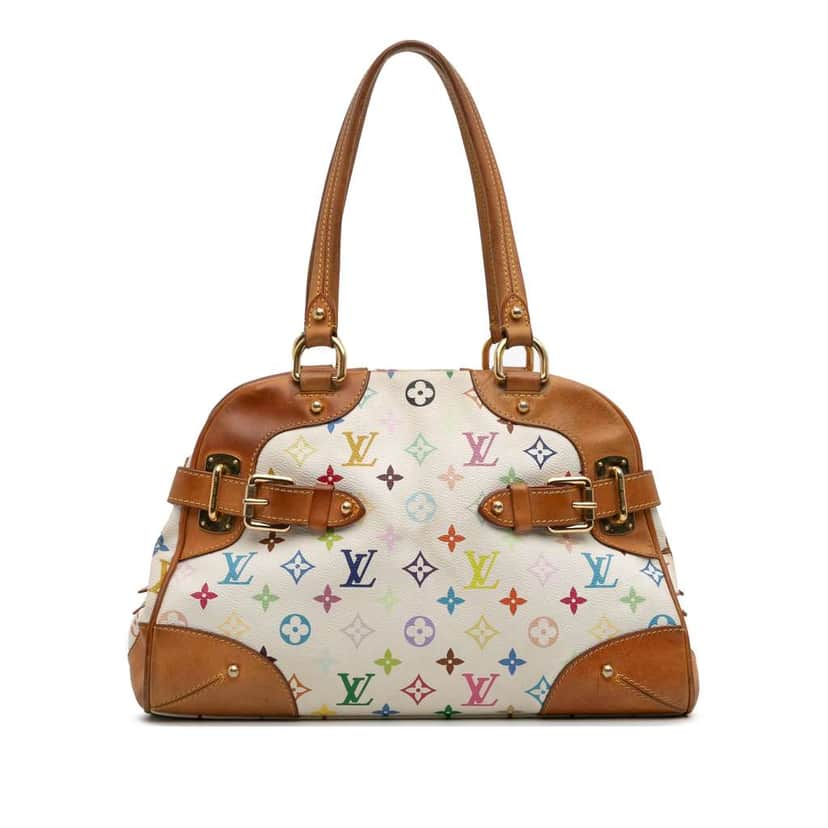 Louis Vuitton Monogram Multicolore Claudia White Good condition - Front View