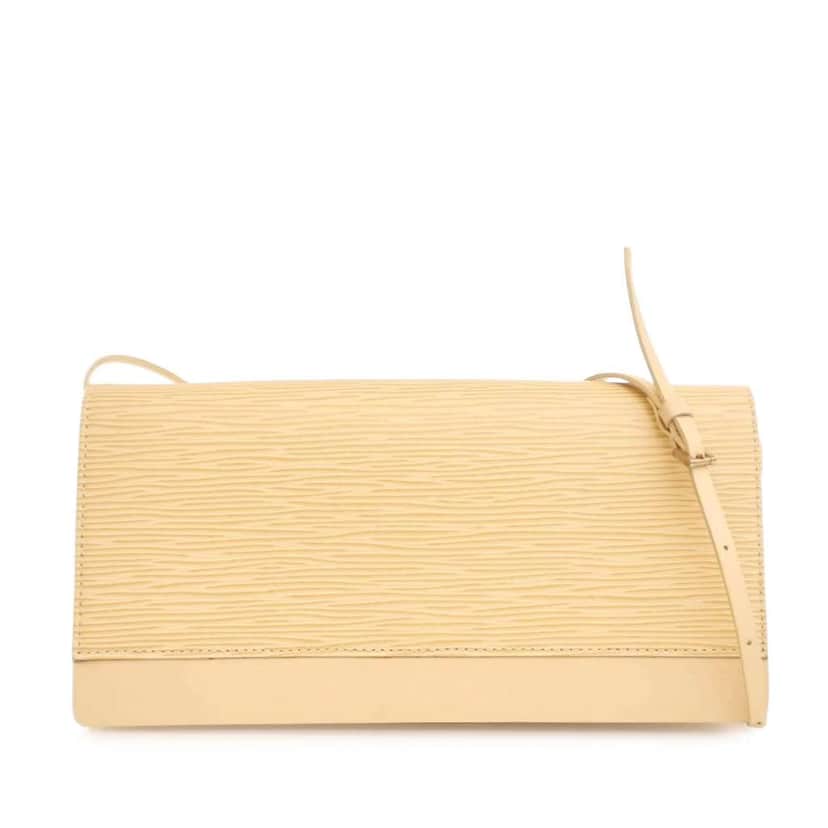 Louis Vuitton Epi Honfleur Yellow Leather Good condition - Front View