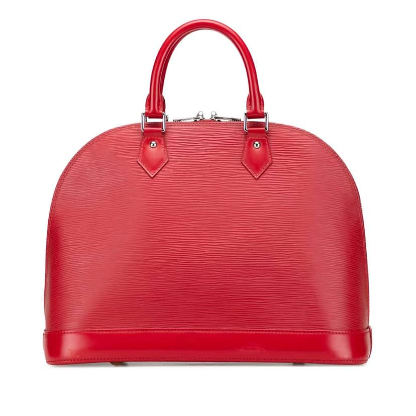 Louis Vuitton Epi Alma MM Red Leather Good condition - Front View