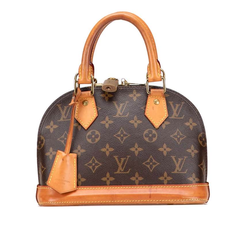 Louis Vuitton Monogram Alma BB Brown Good condition - Front View